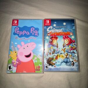 SOLD Nintendo Switch Game Bundle Peppa & Scribblenauts